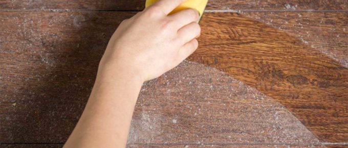 Så mye støver gulvsliping (egentlig)