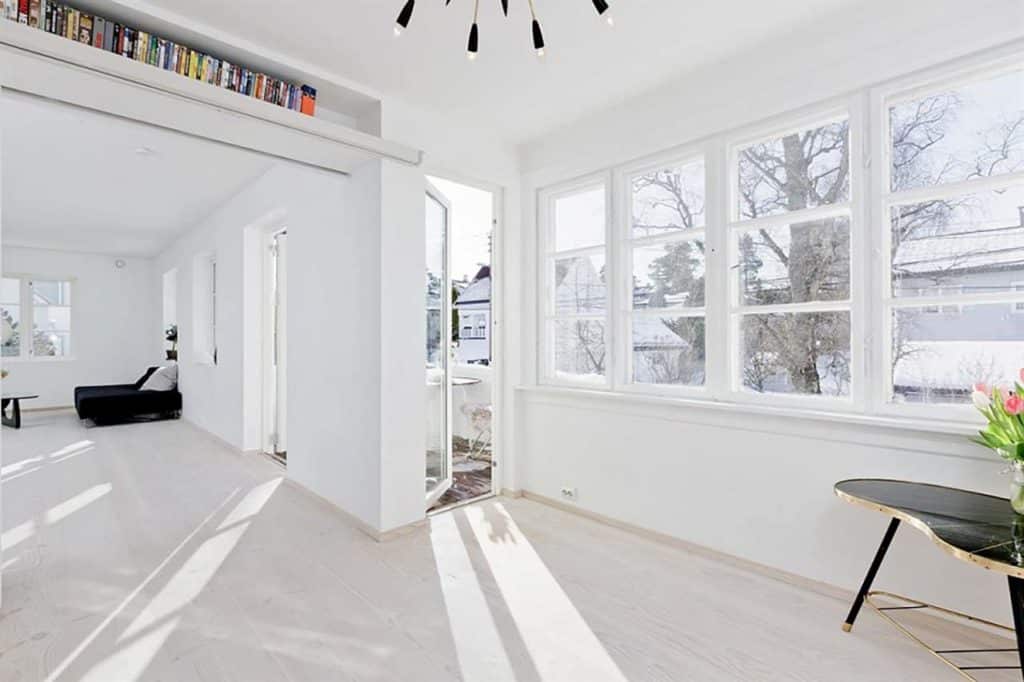 Såpebehandlet tregulv